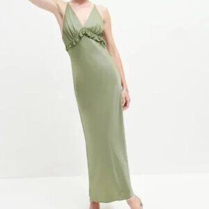 chinese dress ladies A-Line Linen Dress Chiloe in Natural Melange